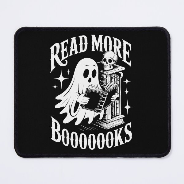 Item preview, Read More Boooooks – Vintage Reading Ghost Book Lover Art designed and sold by jkrphoto.