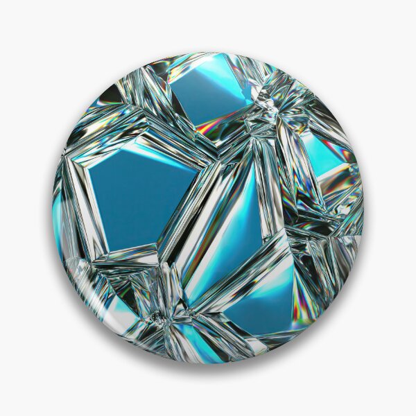 Item preview, Teal Cyan Faceted Diamond Crystal Design designed and sold by Piotrek0001.