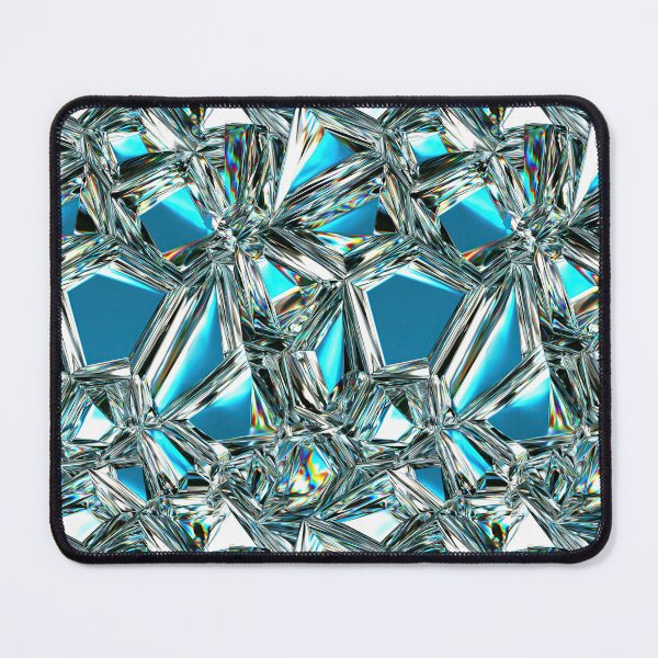 Item preview, Teal Cyan Faceted Diamond Crystal Design designed and sold by Piotrek0001.