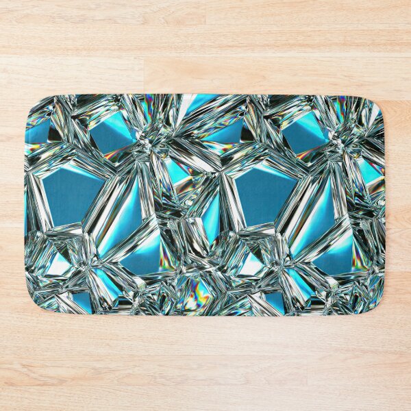 Item preview, Teal Cyan Faceted Diamond Crystal Design designed and sold by Piotrek0001.