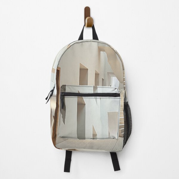 Item preview, Minimalist Surreal Architecture Staircase Interior Art designed and sold by profustock.