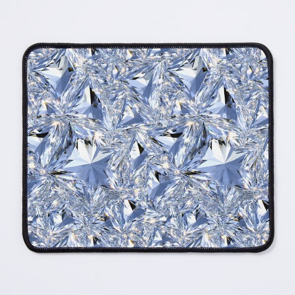 Item preview, Frosted Ice Blue Diamond Facet Pattern designed and sold by Piotrek0001.