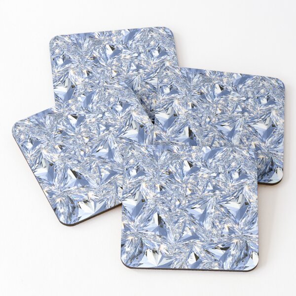 Item preview, Frosted Ice Blue Diamond Facet Pattern designed and sold by Piotrek0001.