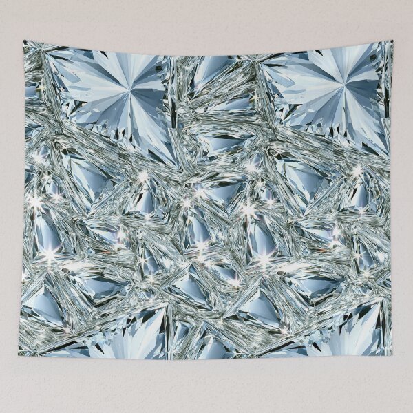 Item preview, Steel Blue Geometric Prism Mirror Texture designed and sold by Piotrek0001.