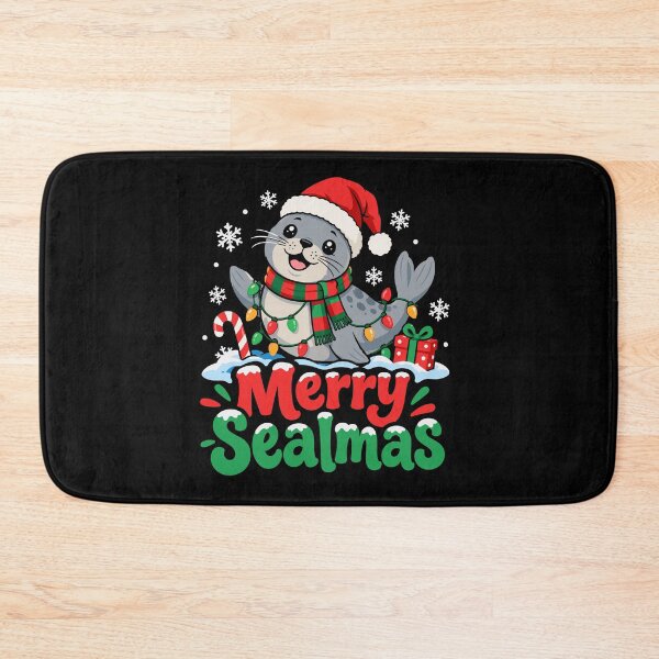 Item preview, Merry Sealmas Cute Christmas Seal Holiday designed and sold by mraihan.