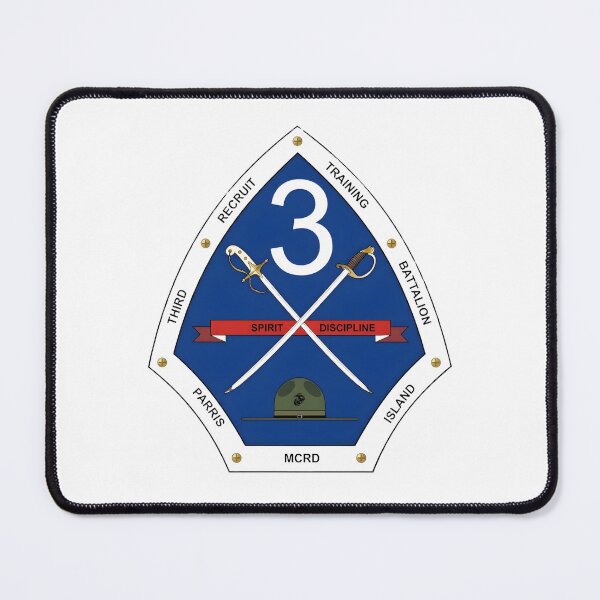 Item preview, USMC 3rd Recruit Training Battalion MCRD Parris Island Emblem    designed and sold by CharlieDesings.