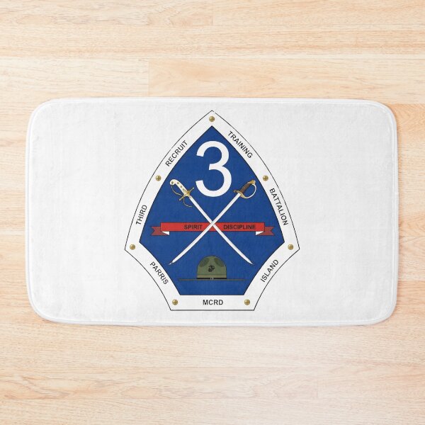 Item preview, USMC 3rd Recruit Training Battalion MCRD Parris Island Emblem    designed and sold by CharlieDesings.