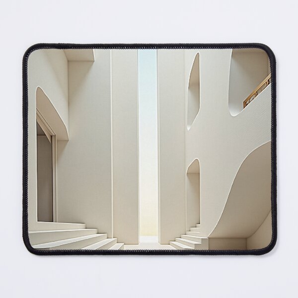 Item preview, Minimalist Architectural Atrium Arches Art designed and sold by profustock.
