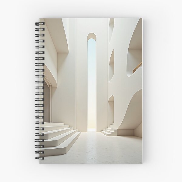 Item preview, Minimalist Architectural Atrium Arches Art designed and sold by profustock.
