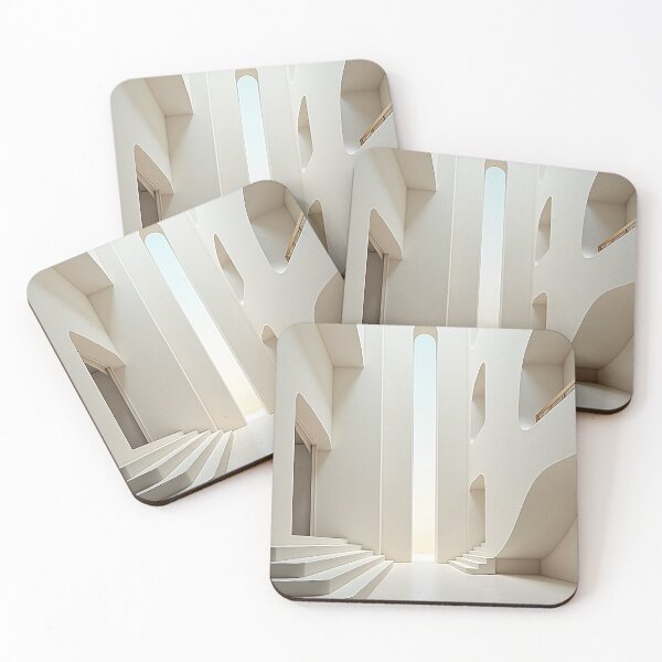 Item preview, Minimalist Architectural Atrium Arches Art designed and sold by profustock.