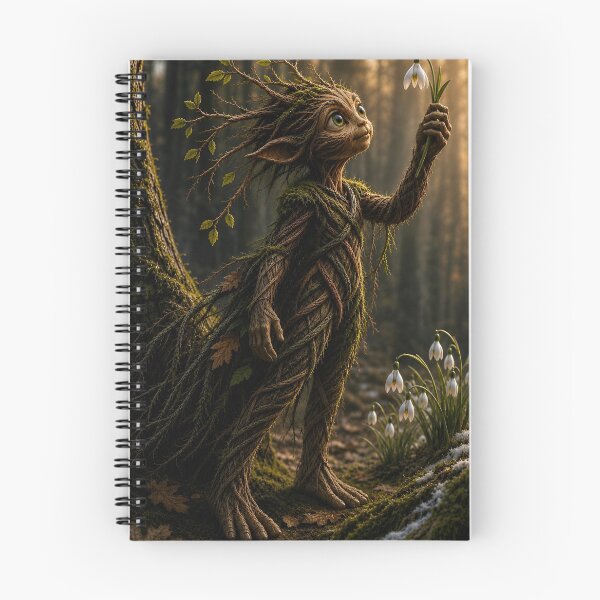 Item preview, Forest Spirit Holding a Snowdrop designed and sold by JUTElCONIC.