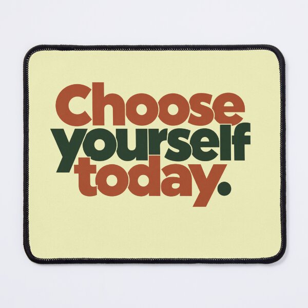Item preview, Choose Yourself Today Shirt - Self Love Motivational Typography T-Shirt designed and sold by MotiveStuff.