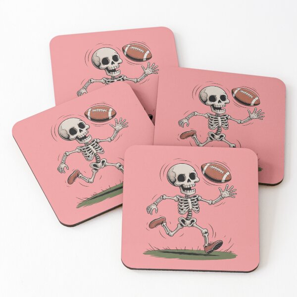 Item preview, Funny Skeleton Playing Football Halloween Spooky Season. designed and sold by Endless7Art.