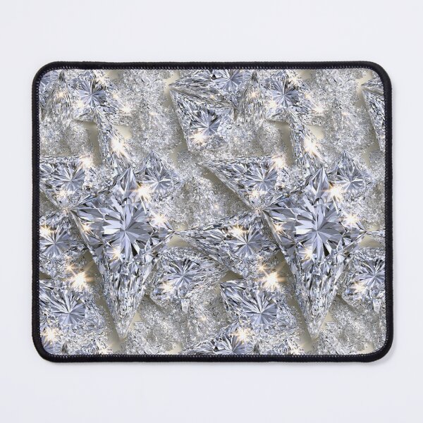 Item preview, Flowing Diamond Crystal Wave Relief Art designed and sold by Piotrek0001.