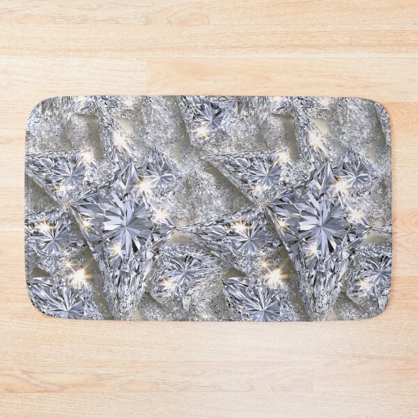Item preview, Flowing Diamond Crystal Wave Relief Art designed and sold by Piotrek0001.