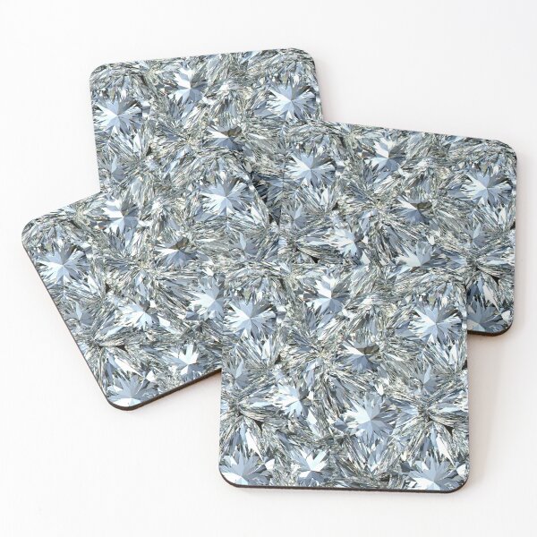 Item preview, Brilliant White Diamond Faceted Mosaic Art designed and sold by Piotrek0001.