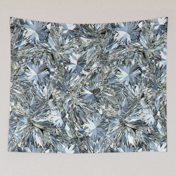 Item preview, Brilliant White Diamond Faceted Mosaic Art designed and sold by Piotrek0001.