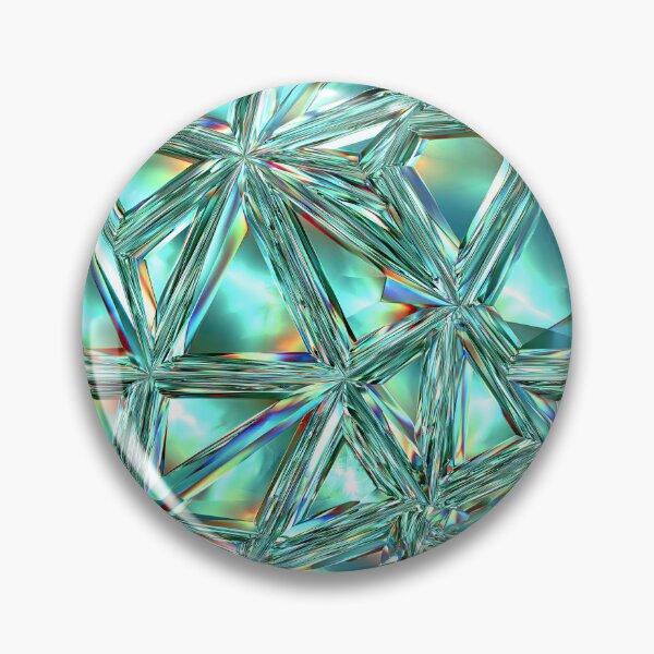 Item preview, Iridescent Mint Green Crystal Prism Pattern designed and sold by Piotrek0001.