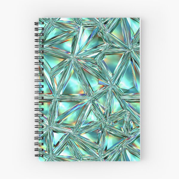 Item preview, Iridescent Mint Green Crystal Prism Pattern designed and sold by Piotrek0001.