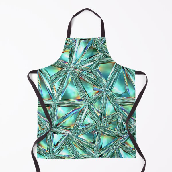 Item preview, Iridescent Mint Green Crystal Prism Pattern designed and sold by Piotrek0001.