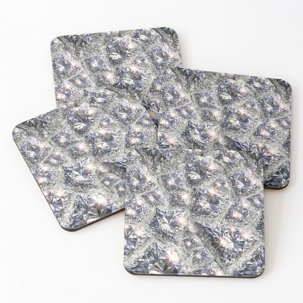 Item preview, Silver Shimmering Diamond Pavement Texture designed and sold by Piotrek0001.