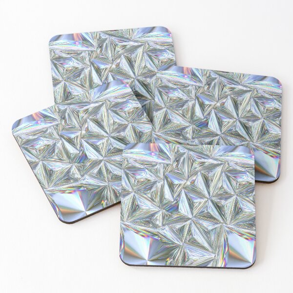 Item preview, Iridescent Rainbow Flare Silver Mirror Art designed and sold by Piotrek0001.