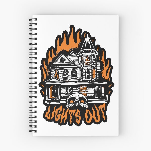 Item preview, Mile Higher Merch Lights Out Haunted House designed and sold by Friendlyodditi.