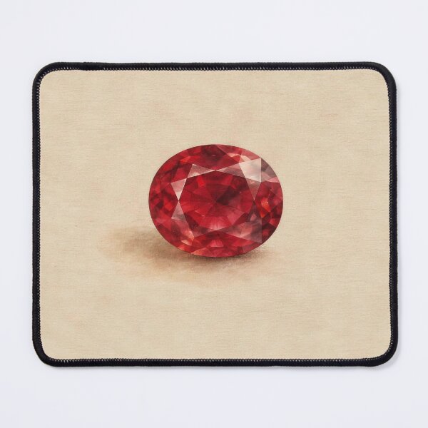 Item preview, July Birthstone Ruby Watercolor | Crystal Wall Art designed and sold by FixationStudio.