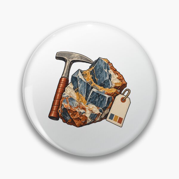Item preview, Rockhounding Field Specimen Sticker designed and sold by Philippa Shop.