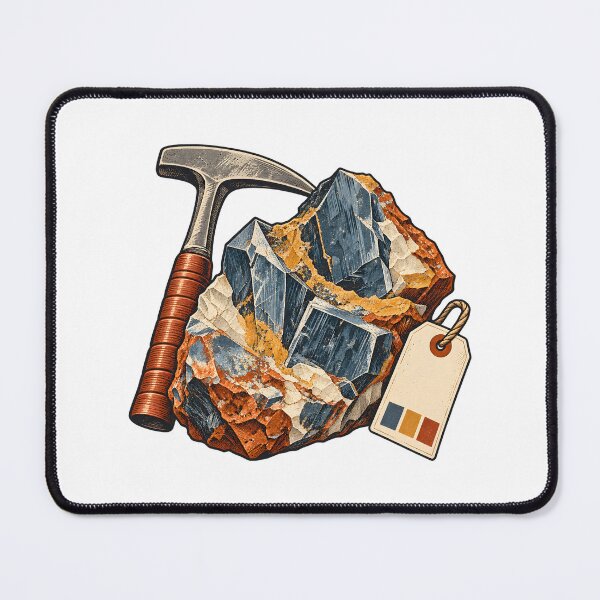 Item preview, Rockhounding Field Specimen Sticker designed and sold by Philippa Shop.