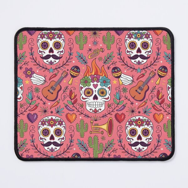 Item preview, Fiesta Skulls Vivid Pop Art designed and sold by SoNextYear.