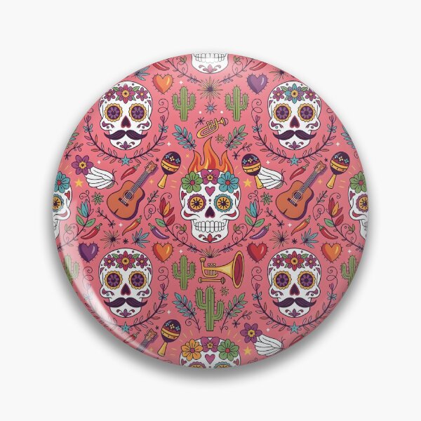 Item preview, Fiesta Skulls Vivid Pop Art designed and sold by Andimoot.