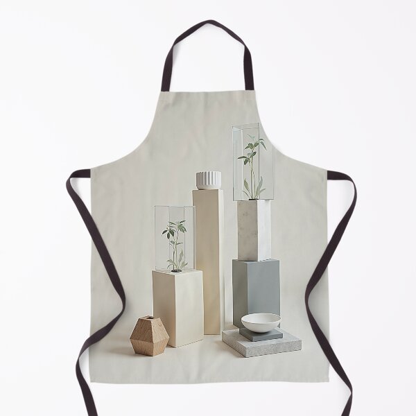 Item preview, Minimalist Botanical Terrarium Pedestal Display Art designed and sold by profustock.
