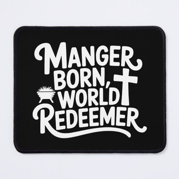 Item preview, Manger Born, World Redeemer designed and sold by theartfulaspie.