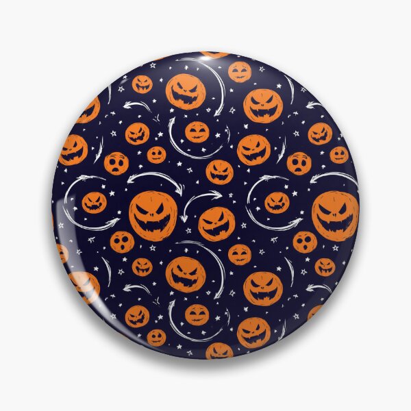 Item preview, Black and Orange Pumpkin Halloween Pattern designed and sold by Derek Gillette.