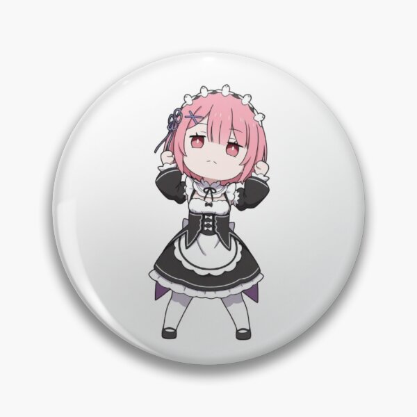 Item preview, Chibi Ram Maid Outfit – Re:Zero Cute Anime Art designed and sold by frantuliuss.