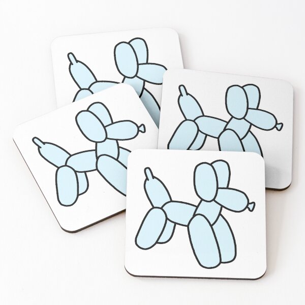 Item preview, light blue balloon dog designed and sold by madebykenz.
