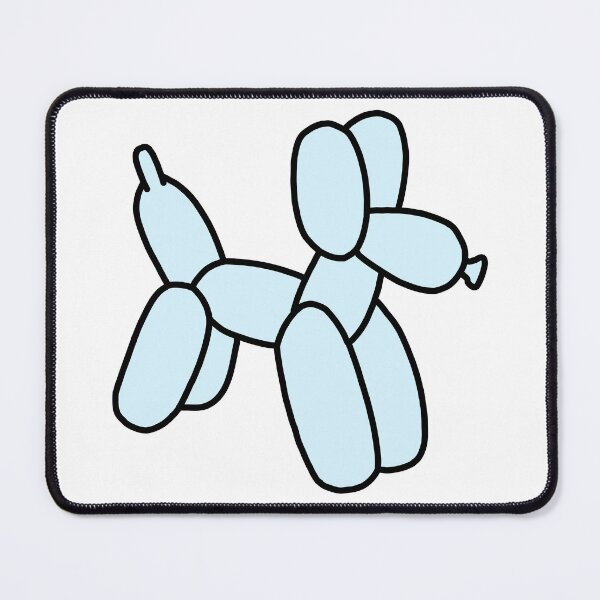 Item preview, light blue balloon dog designed and sold by madebykenz.