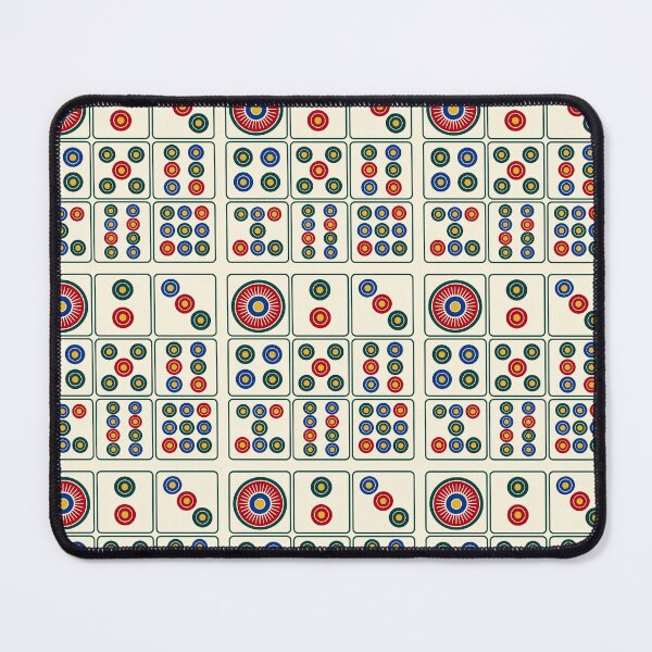 Item preview, Dots Nine – Mahjong Dot Suit Throw Pillow designed and sold by astersgraphics.
