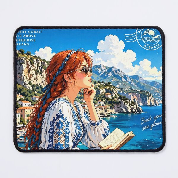 Item preview, Albania — Albanian Riviera — Poetry by the Turquoise Sea designed and sold by DibujandoPorfa.