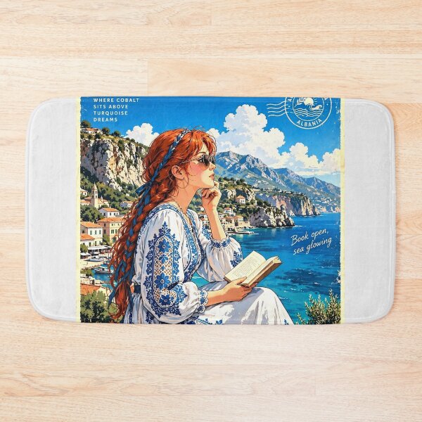 Item preview, Albania — Albanian Riviera — Poetry by the Turquoise Sea designed and sold by DibujandoPorfa.