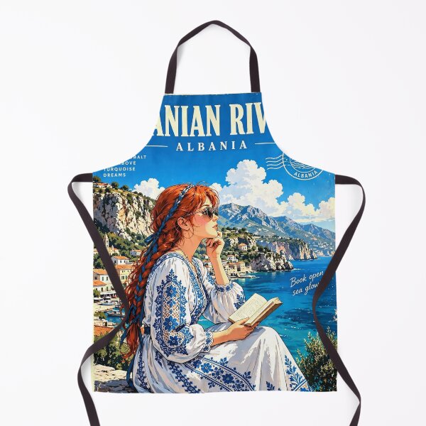 Item preview, Albania — Albanian Riviera — Poetry by the Turquoise Sea designed and sold by DibujandoPorfa.