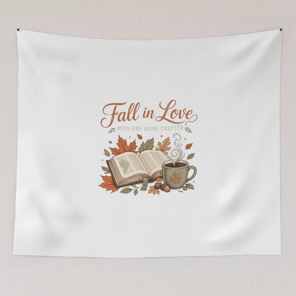 Item preview, Fall Love with One More Chapter Autumn designed and sold by Coffread.