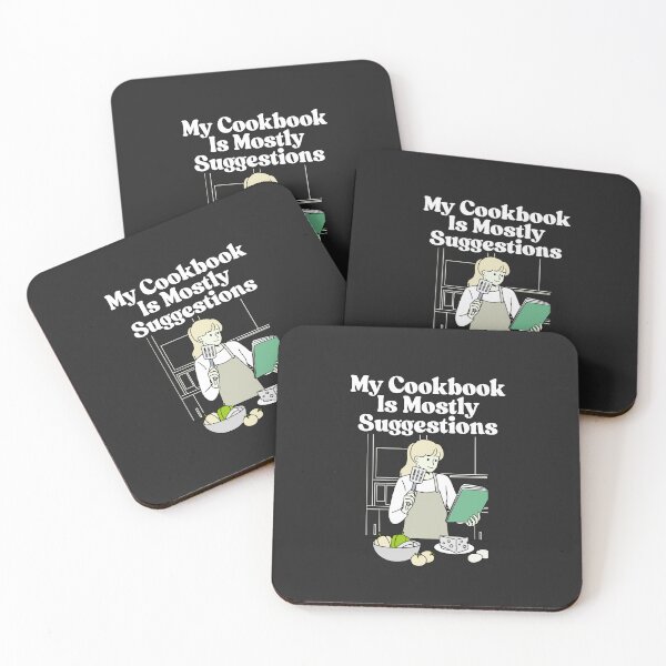 Item preview, My Cookbook Is Mostly Suggestions designed and sold by Bubpat.