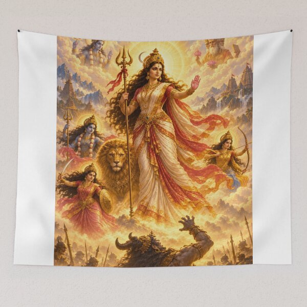 Item preview, The Divine Mother Rises Against Andhaka designed and sold by Homyar.