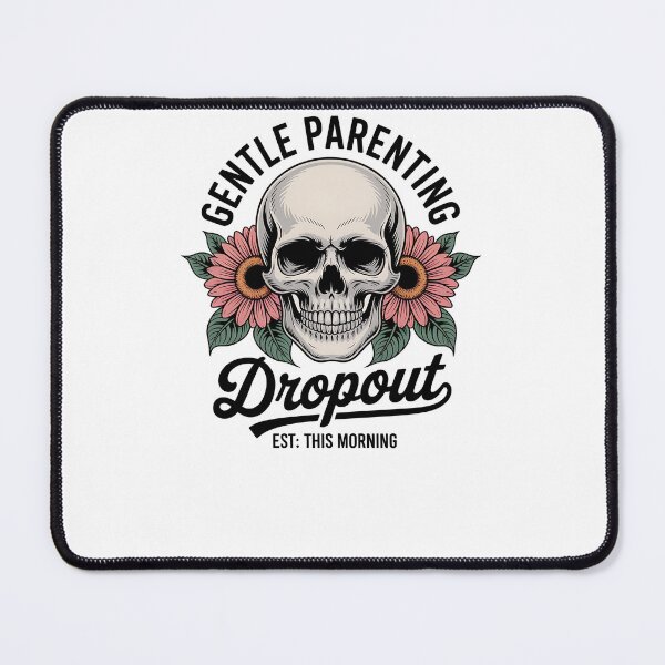 Item preview, Gentle Parenting Dropout Skull and Sunflowers designed and sold by sazuii.