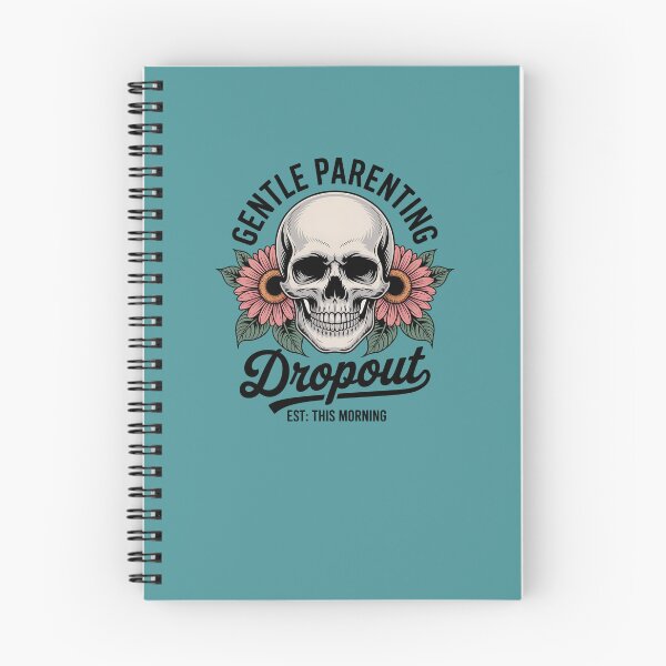 Item preview, Gentle Parenting Dropout Skull and Sunflowers designed and sold by sazuii.
