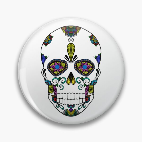 Item preview, Calavera de azúcar mexicana Mandala designed and sold by FioreDiCiliegio.