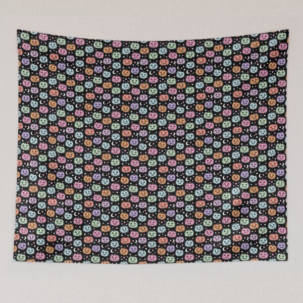 Item preview, Halloween Retro Pumpkin Sketch Pattern designed and sold by Derek Gillette.