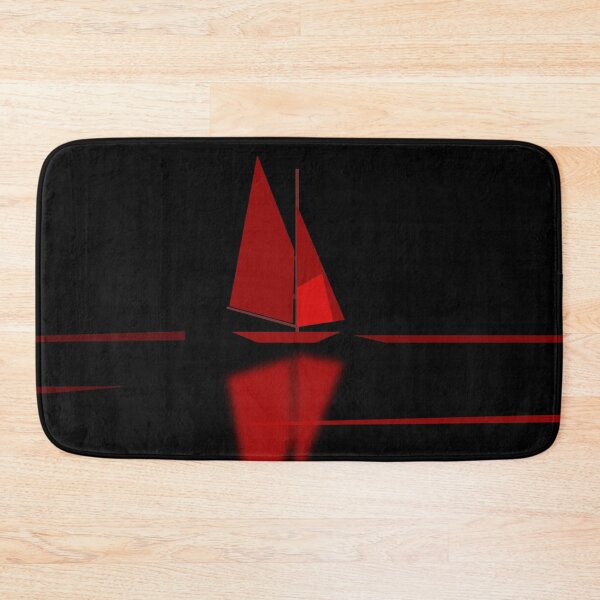 Item preview, Red Sailboat at night  designed and sold by Andrew  Hitchen.